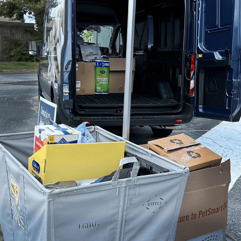 fill the van with donations