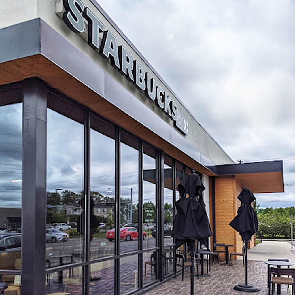 Starbucks patio
