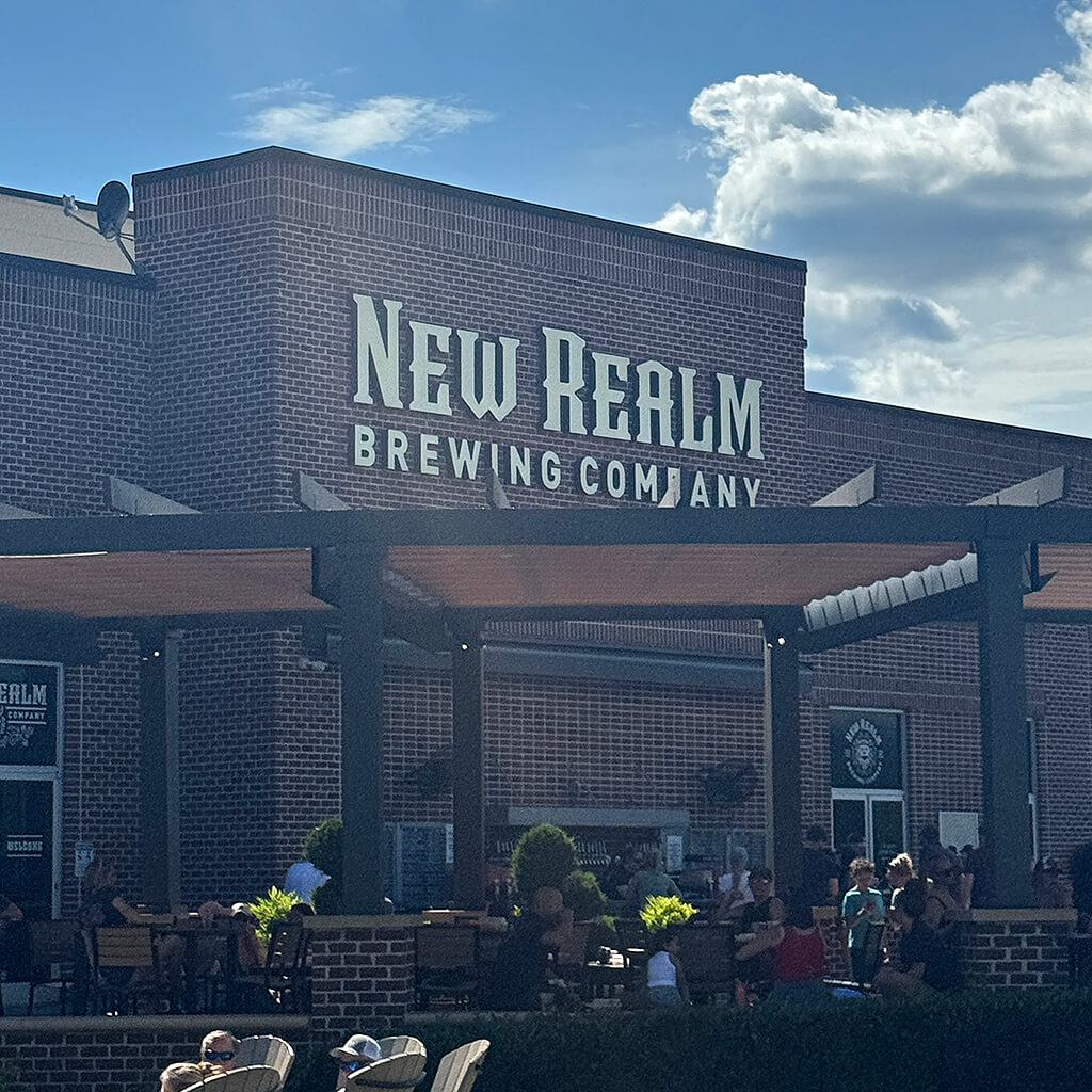 New Realm Brewing Company brick building