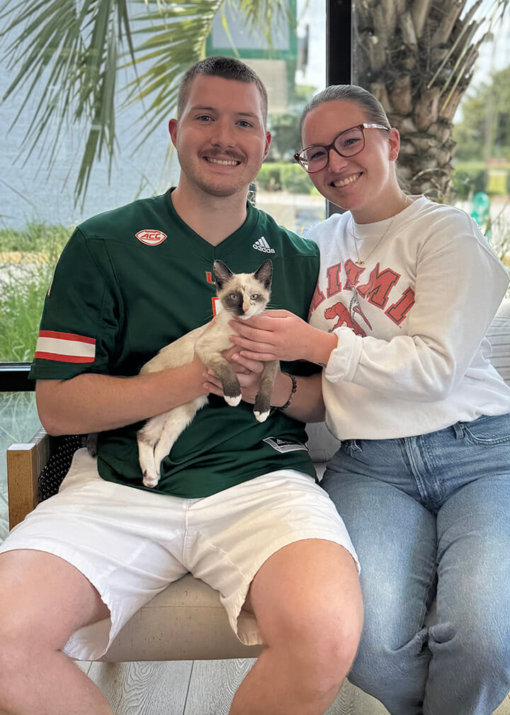 September 2025 adoption of Willa the cat