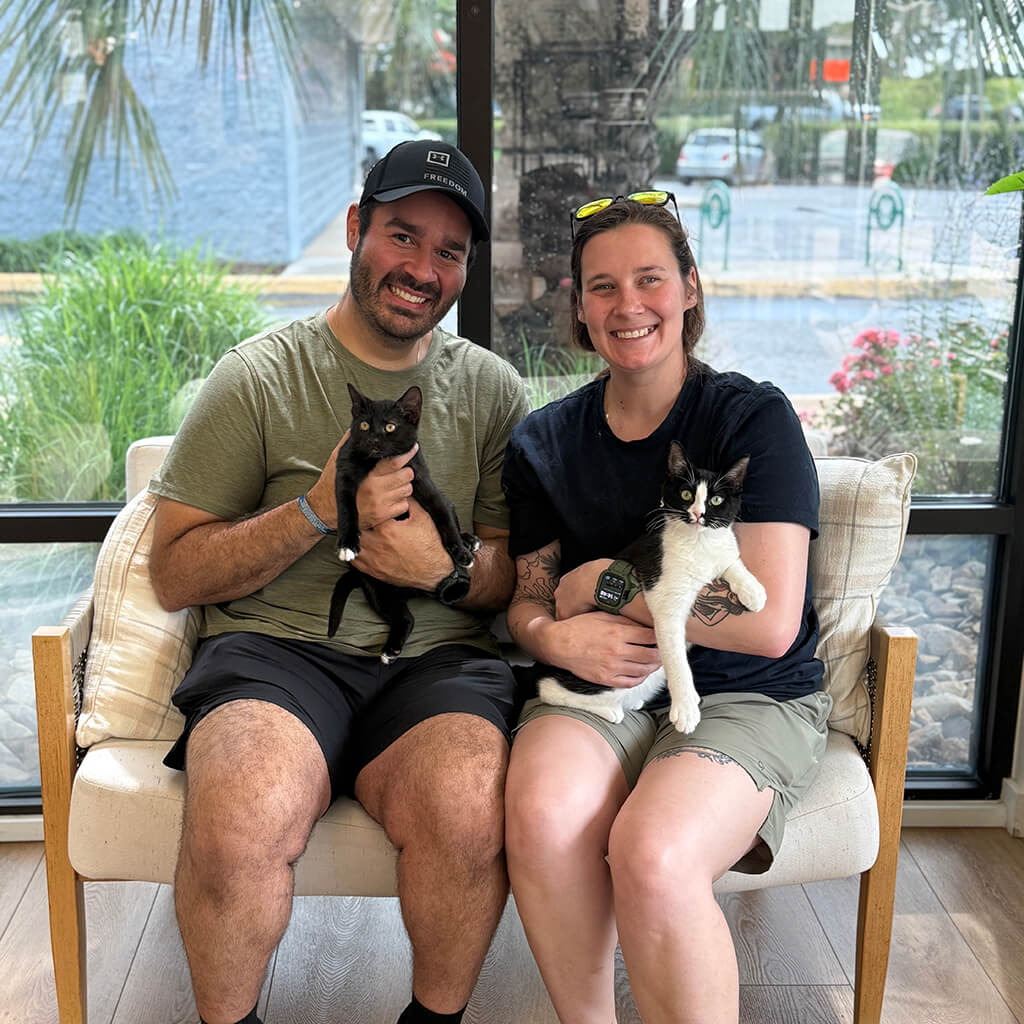June 2026 adoption of Purrlock Holmes and Jack