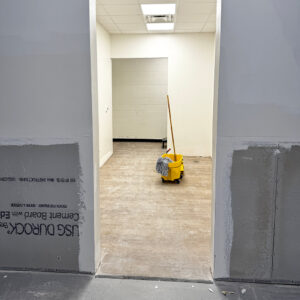 Inside construction for Rebas Boarding and Daycare in August